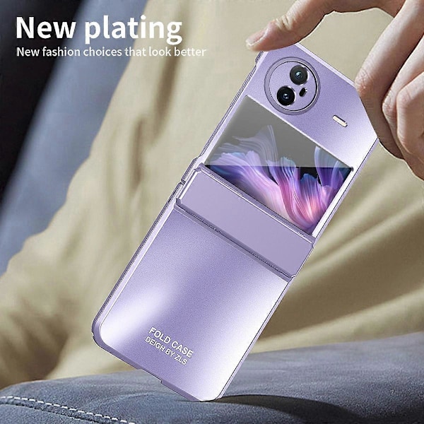 Til vivo X Flip Elektroplettering PC Telefon Cover Anti-fald Mat Cover Multicolor Style A