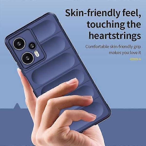 Flexibelt TPU-skal med robust baksida för Xiaomi Poco F5 5G/Redmi Note 12 Turbo Multicolor Style C