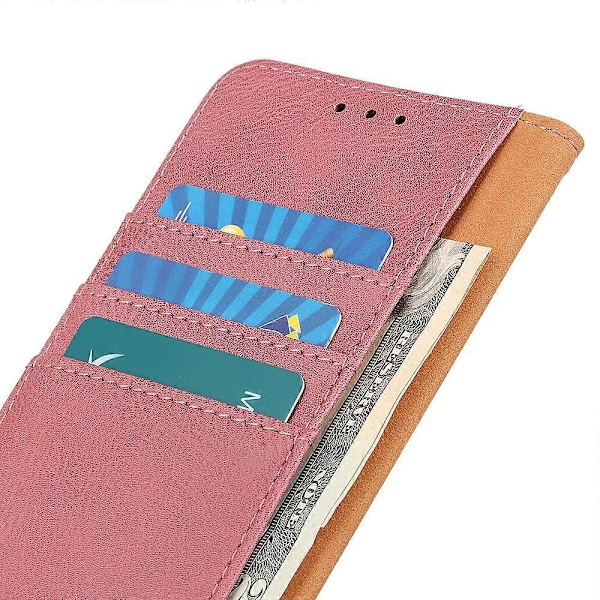 KHAZNEH PU Læder Wallet Cover med Stativ til Huawei Mate 60 Pro - Ko Læder Tekstur Multicolor Style B