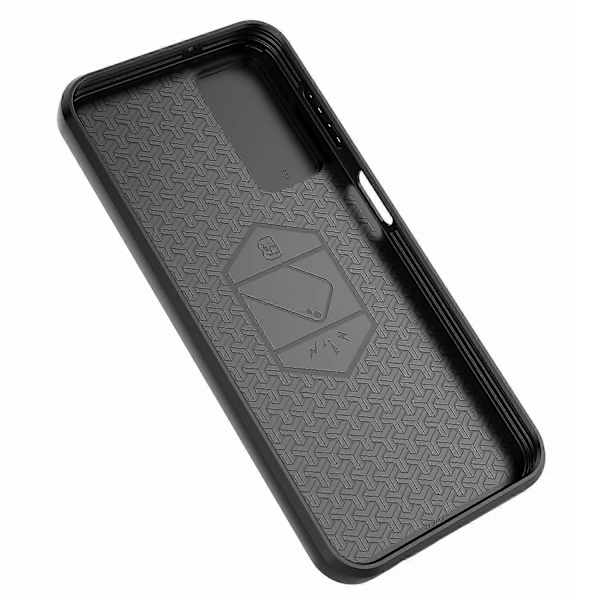 Baksida Skal för Samsung Galaxy A14 5G/A14 4G PC+TPU Telefonfodral Skjutbart Linsskydd Ställ Multicolor Style D