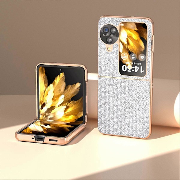 Til Oppo Find N3 Flip 5G Etui Rhinestone Tekstur Elektroplettering Telefoncover Multicolor Style D