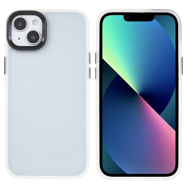 IPhone 15 Plus pudotuskestävä TPU+akryyli puhelinkotelo, pehmeäpintainen takakuori Translucent