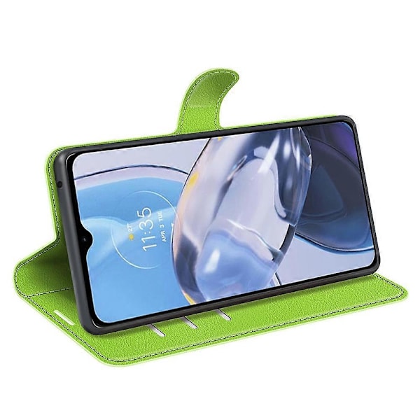Til Motorola Moto E22 4G Mobiltelefon Cover Wallet Stand PU Læder Folio Flip Telefon Etui Multicolor Style F