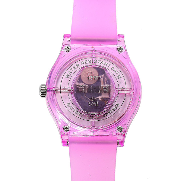 Skmei 1760 Vedenkestävä kvartsikello Purple Transparent