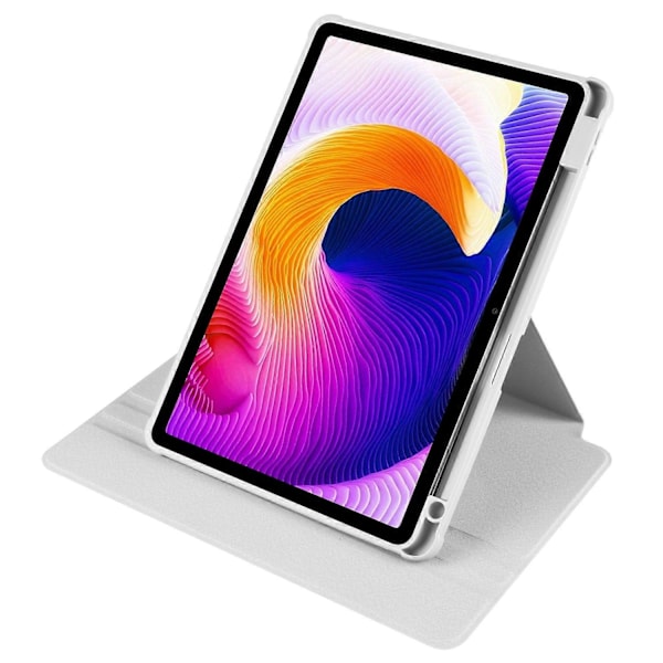 Læder Tablet Cover med Roterende Stand og Auto Sleep/Wake til Xiaomi Redmi Pad SE Multicolor Style E