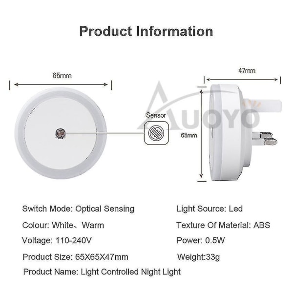 Led Seng S Seng Mini S Auto On/off Sengelampe #calu Blue
