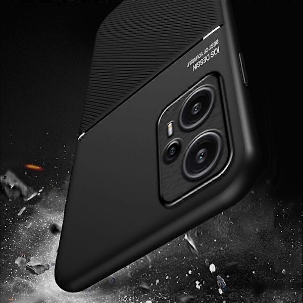 För Xiaomi Redmi Note 12 Turbo/Poco F5 5G Magnetisk Bilhållare Mobilskal Läder+TPU Fodral Multicolor Style C