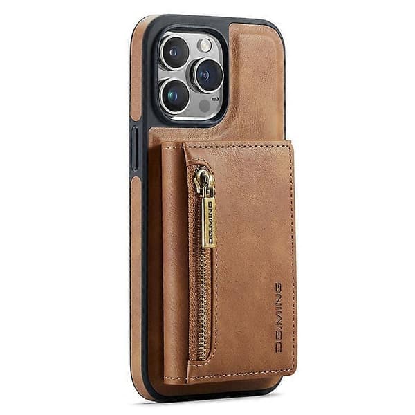 M5-serien för iPhone 14 Pro Max Fodral PU+PC+TPU Avtagbart Plånboksfodral Multicolor Style D