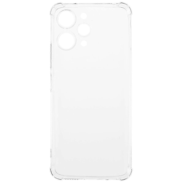 För Xiaomi Redmi 12 4G Fyrhörns Fallskydd TPU Skal Transparent Mobilskal