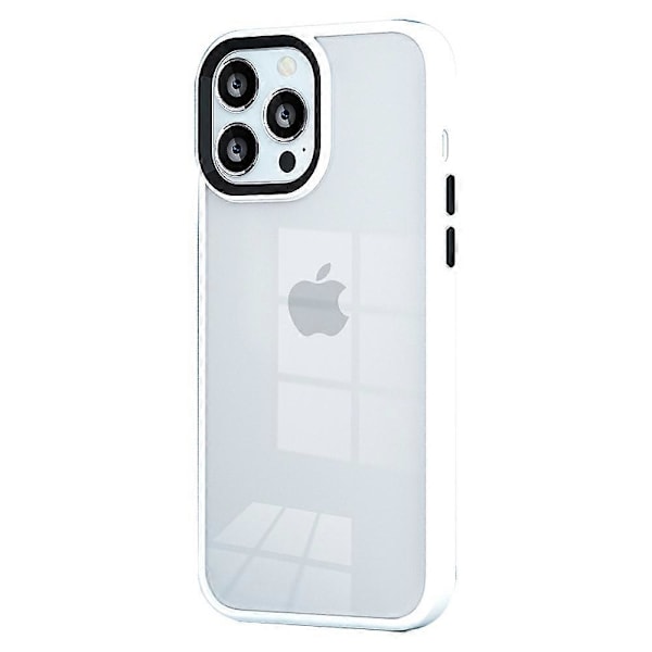 iPhone 15 Plus -puhelimelle Skin-touch Candy Color TPU+PC -puhelinkotelo, erittäin läpinäkyvä takakansi Multicolor Style I