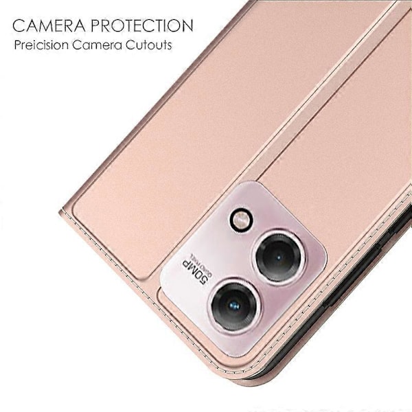 Motorola Moto G Stylus 5G (2023) PU-nahkainen puhelinkuori, jossa jalusta ja korttipidike Multicolor Style C