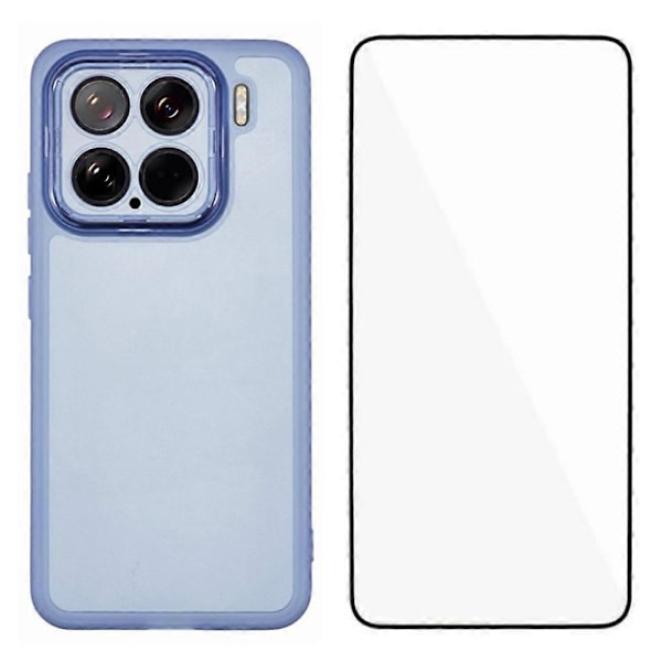 WANLONFENG DKSM -sarja Xiaomi 15 TPU -kotelolle, galvanoidulla kehyksellä ja karkaistulla lasilla Multicolor Style C