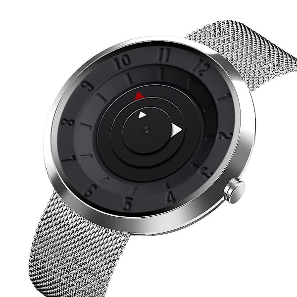 Skmei 9174 Comp Style Dial Quartz Watch For Men - Elegant Gold Herr Quartz Watch By Skmei Silver