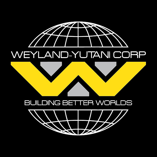 Alien Weyland Yutani Corp Logo miesten t-paita Black 3XL