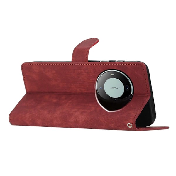 Til Huawei Mate 60 Etui Folio Flip Ensfarvet Hud-berørings Telefon Stand Læder Cover Multicolor Style G