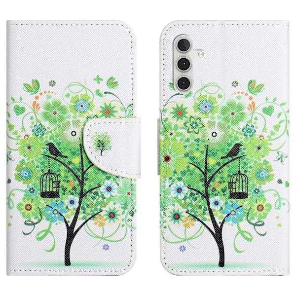 Samsung Galaxy A05s 4G -kotelo, kuvioitu lompakkomallinen PU-nahkainen puhelinkotelo Multicolor Style B