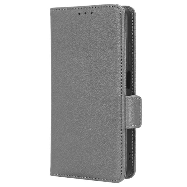 Plånbok PU Läder Telefonfodral för Nokia C02, Litchi Textur Ställ Telefonskydd Multicolor Style D