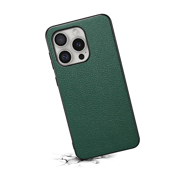 iPhone 16 Pro -kotelo, nahkapäällysteinen PC+TPU naarmuuntumaton puhelinkuori Multicolor Style A