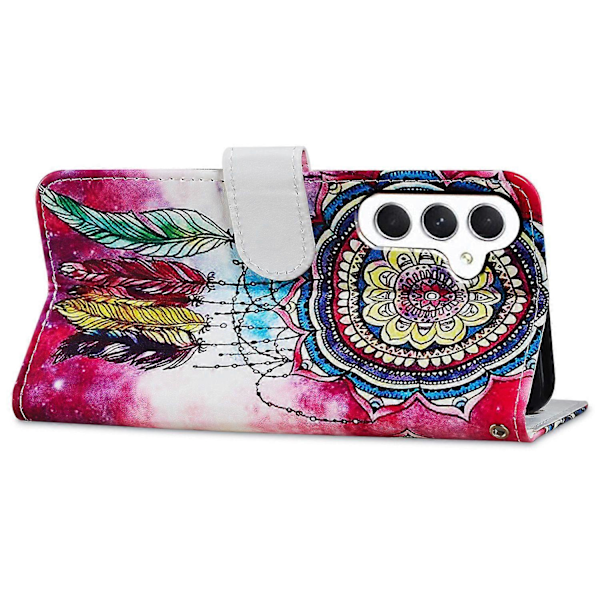 Til Samsung Galaxy A05s 4G Wallet Case PU Læder Mønster Print Telefon Cover Multicolor Style H