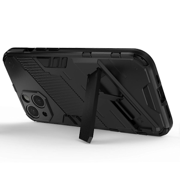 Stödfodral Hybrid Dubbla Lager Hård PC Mjuk TPU Stöttåligt Skyddsfodral för iPhone 13 6,1 tum