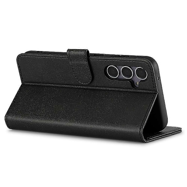 LC.IMEEKE Etui til Samsung Galaxy A16 5G/A16 4G Kalveskindsstruktur PU Læder Stand Wallet Telefon Cover Multicolor Style A