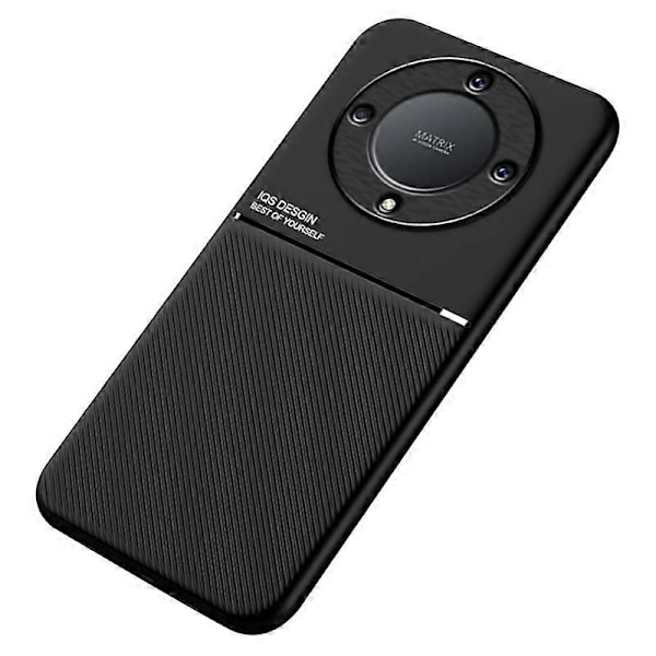 Linjer Präglad Slimfodral för Honor X9a 5G Skyddande Mobilskal PU Läder TPU Hölje Multicolor Style A