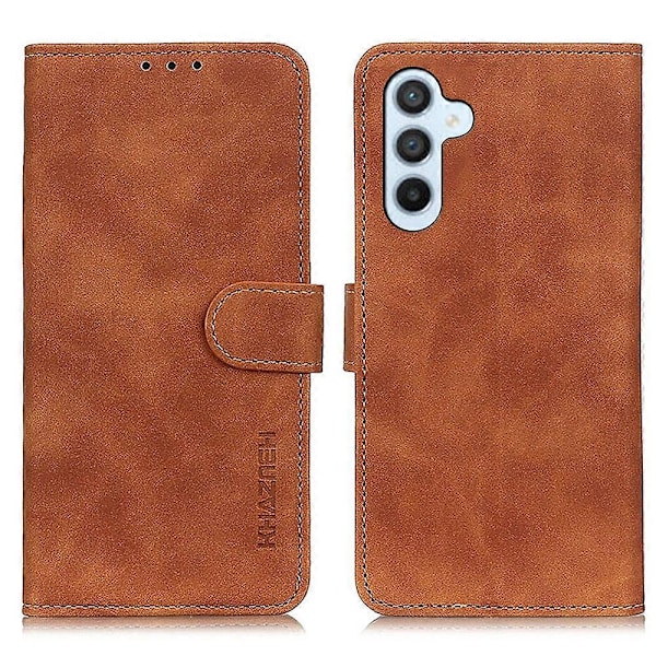KHAZNEH Samsung Galaxy A05s 4G -kotelo Retro-kuvioitu PU-nahkalompakko Matkapuhelinkotelo Multicolor Style D