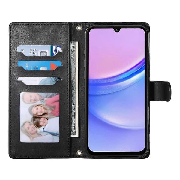 Kompatibelt med Galaxy A15 5G Mobilskal Multicolor Black