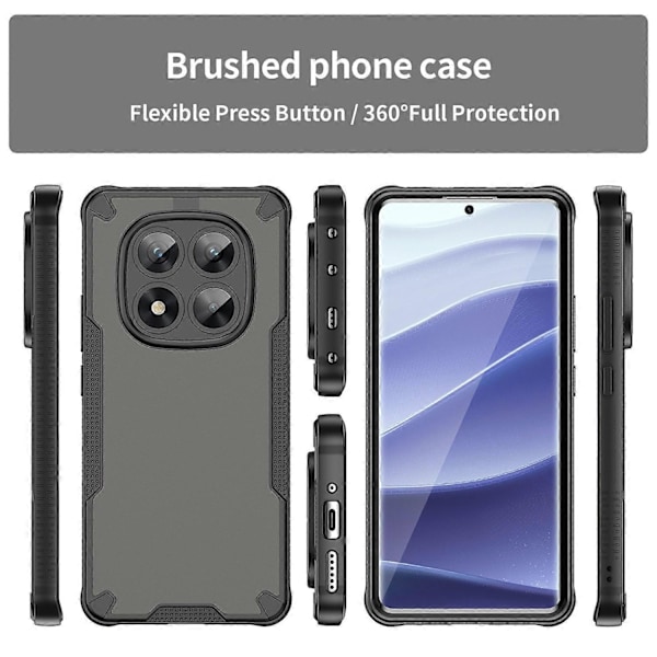 Deksel til Xiaomi Redmi Note 14 Pro 5G Multicolor Black