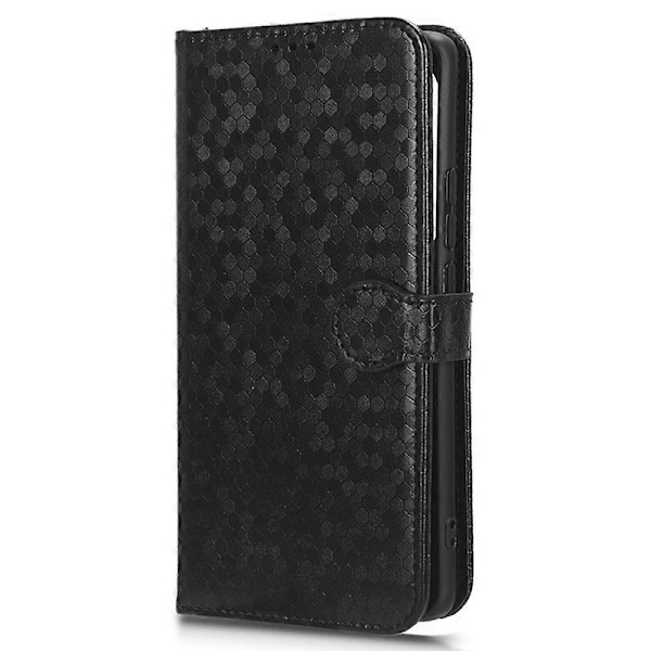 För Oppo A38 4G Fodral PU Läder Präglat Vikbart Ställ Mobiltelefon Skal Multicolor Style E