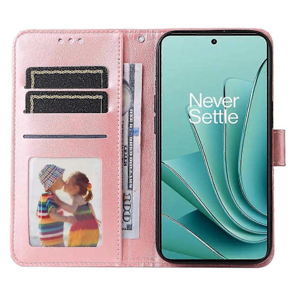 OnePlus Nord 3 5G/Ace 2V Auringonkukka Kuvioitu PU Nahkakansi Lompakko Jalustalla Puhelinkotelo Multicolor Style C