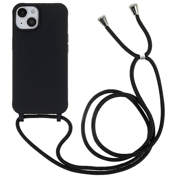 Integrerat TPU-skal för iPhone 14 Plus, reptåligt skydd med snodd Multicolor Style A