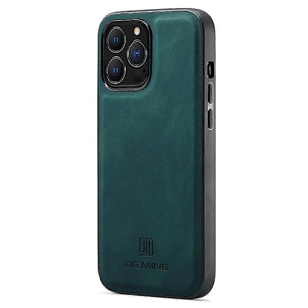 Skal till iPhone 14 Pro Baksideskydd PC+TPU+PU Läderbelagt Fodral Multicolor Style D