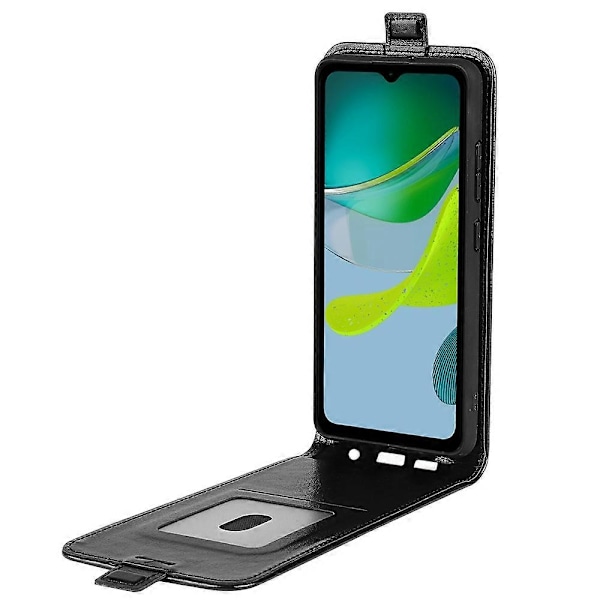 Motorola Moto E13 4G pystysuuntainen läppäkotelo puhelimelle korttipaikalla, nahkakansi Multicolor Style B
