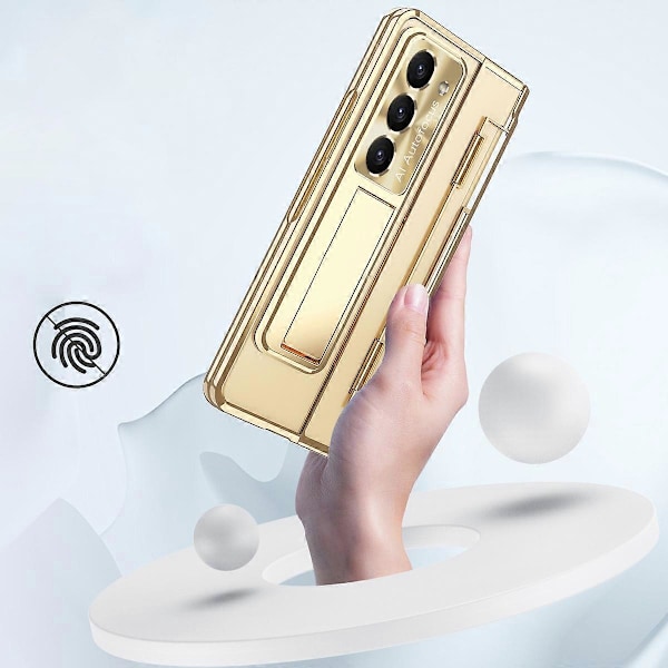Til Samsung Galaxy Z Fold5 5G Støtteben PC Cover Stødsikkert Foldbart Telefoncover Multicolor Style C