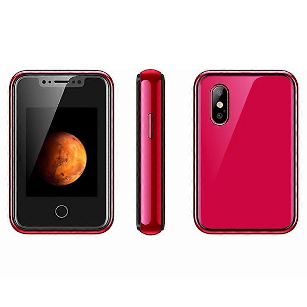 8XR 1,77-tums Mini Mobiltelefon Dubbla SIM Dubbla Standby Pekskärm Mobiltelefon Multicolor Style B
