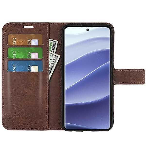 Ställfodral för Xiaomi Redmi Note 14 Pro 5G, reptåligt mobilskal i kalvskinnsimitation Multicolor Style G