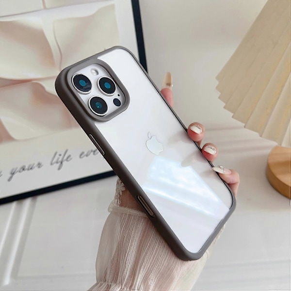 iPhone 16 Pro -kotelo TPU+PC Kristallinkirkas takakansi kaulanauhan rei'illä Multicolor Style A