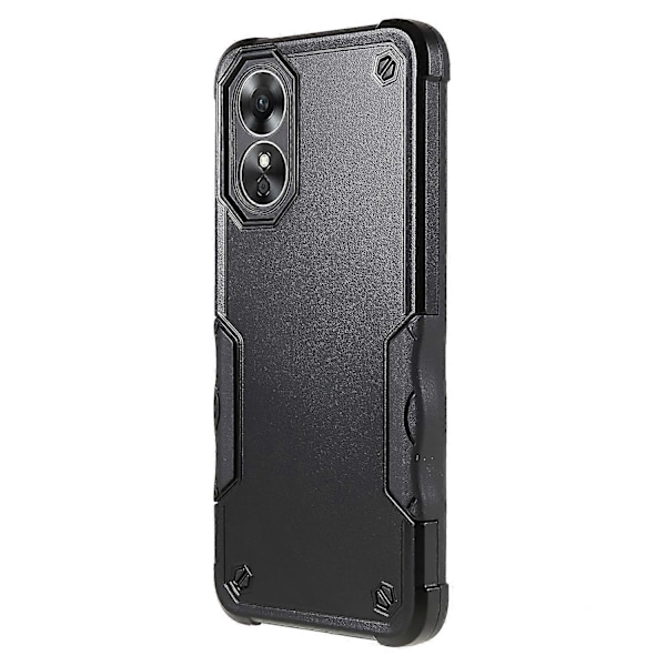 För Oppo A17 4G TPU+PC Mobilskal Anti-Repor Stötsäkert Skyddsskal