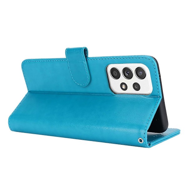 Til Samsung Galaxy A52 5G Etui PU Læder R61 Tekstur Wallet Kort Slots Telefon Cover Multicolor Style A