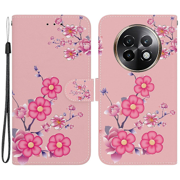 Realme 13+ 5G Lompakkokotelo Puhelimelle, Iskunkestävä Nahkainen Käännettävä Suojakotelo Kuviopainatuksella Multicolor Style B