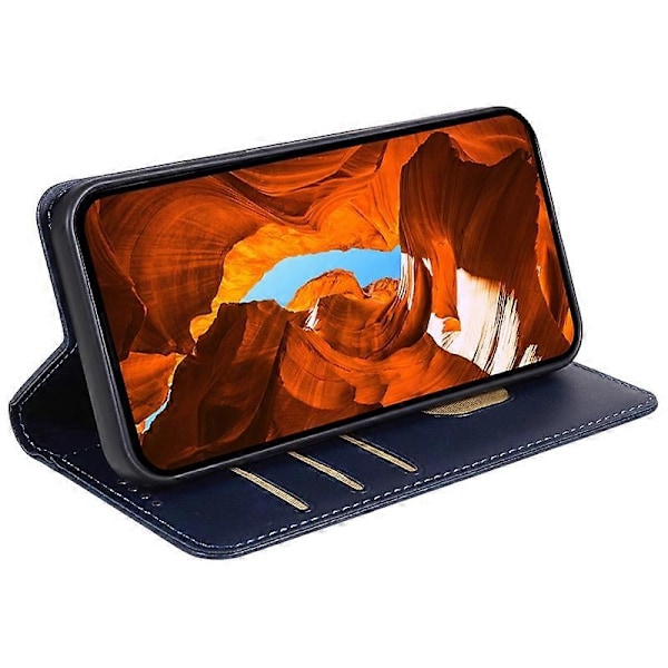 Kalvetekstur PU Læder Etui til Nokia G22 Magnetisk Lukning Standpung Telefoncover Multicolor Style D
