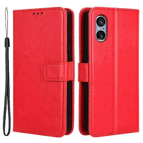För Sony Xperia 5 V Fodral Läder Ställ Plånbok Fullständigt Skydd Mobilskal Multicolor Style C