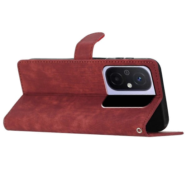 PU-lommebokdeksel til Xiaomi Redmi 12C 4G, hudvennlig stativ Multicolor Style G