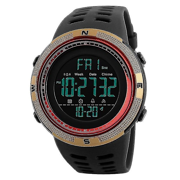 Skmei 1251 50m Vandtæt Sportsur Digitalur Coffee