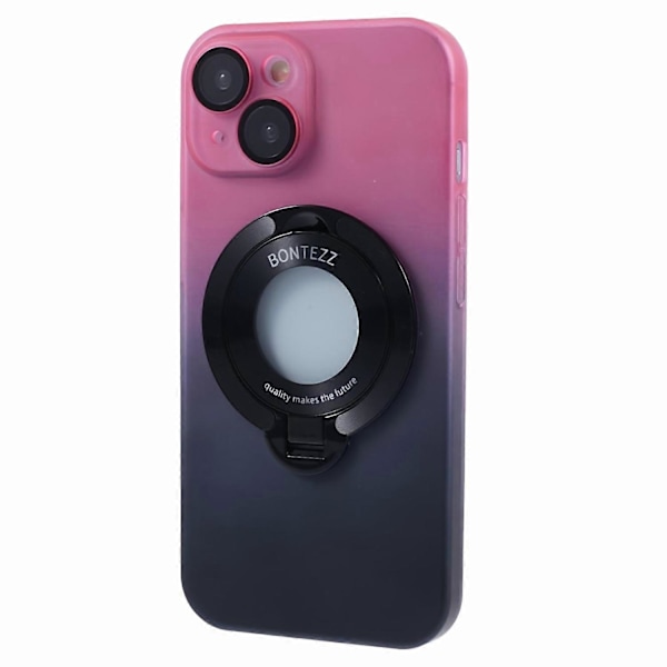 VOERO Hårt PC-skal för iPhone 15 Plus Hud-Touch Stöd Telefonfodral Kompatibelt med MagSafe Multicolor Style F