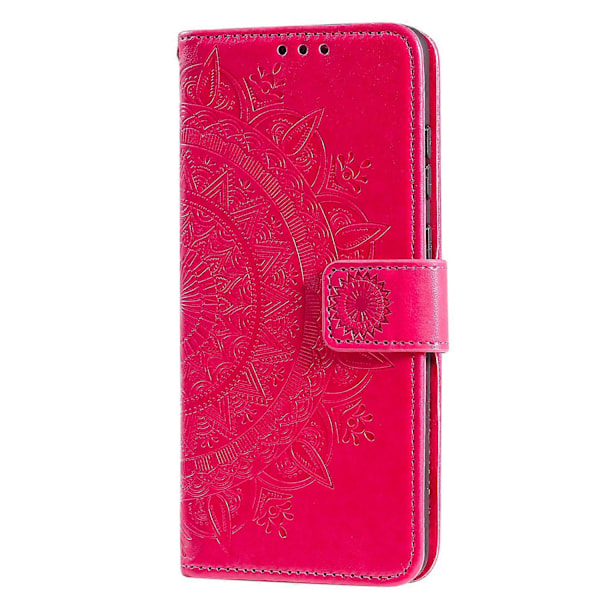 För Samsung Galaxy A33 5G Präglat Mandala Blomma PU Läder Telefonfodral Plånbok Ställ Design Flip