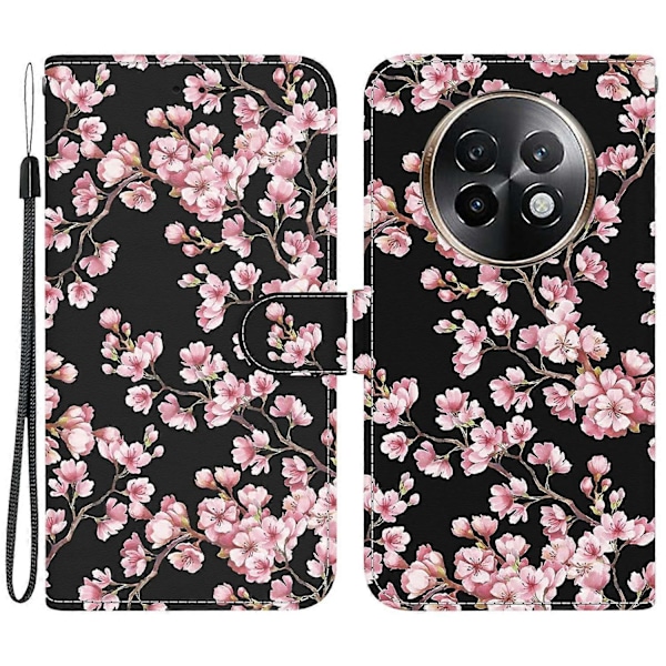 Plånboksfodral för Realme 13+ 5G, Anti-Drop Läder Flip Cover med Mönstertryck Multicolor Style D