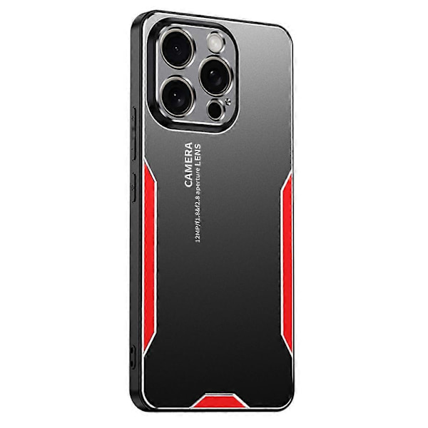 Mobilskal för iPhone 16 Pro Max Aluminiumlegering+TPU+PC Baksida Multicolor Style C