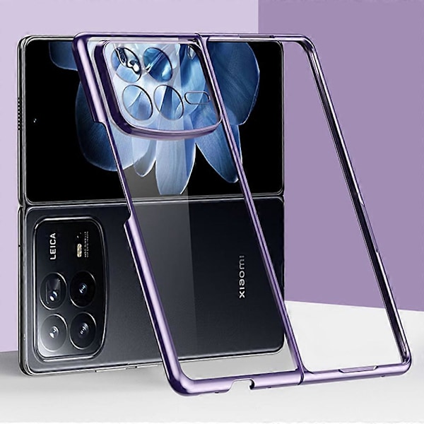 Xiaomi Mix Fold 4 5G -kotelo, galvanointi, läpinäkyvä PC-puhelinkuori Multicolor Style A